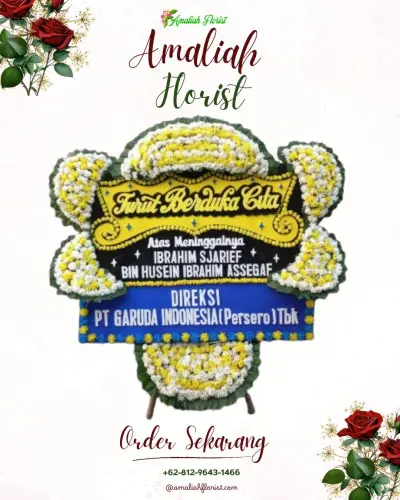 Papan Bunga Duka di Sukasarana